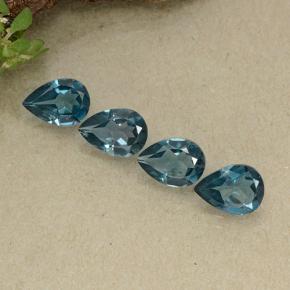 0.7ct Pear Facet London Blue Topaz Gem for sale 0.7ct Pear Facet London Blue Topaz Gem (ID: 498716)