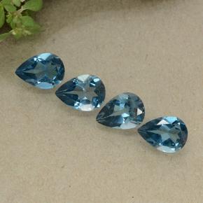 0.7ct Pear Facet London Blue Topaz for sale thumb image of 0.7ct Pear Facet London Blue Topaz (ID: 498719)
