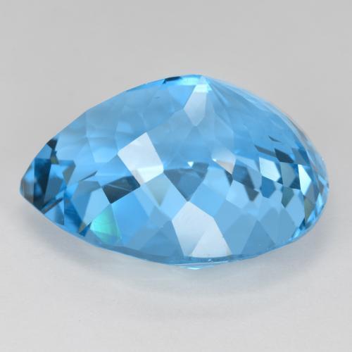 Topaz Gemstone in 23.4 x 18.2 mm Size for Sale, Topaz Stone in Swiss Blue Color