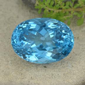 Azul azur intenso Topacio Gema - 65.9ct Forma ovalada (ID: 499065)