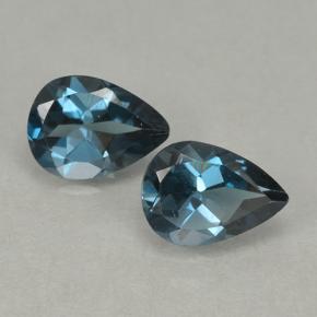 0.8ct Pear Facet London Blue Topaz Gem for sale 0.8ct Pear Facet London Blue Topaz Gem (ID: 499657)