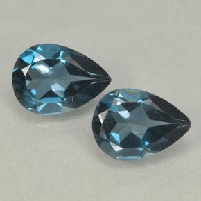 0.7ct Pear Facet London Blue Topaz Gem for sale 0.7ct Pear Facet London Blue Topaz Gem (ID: 499661)