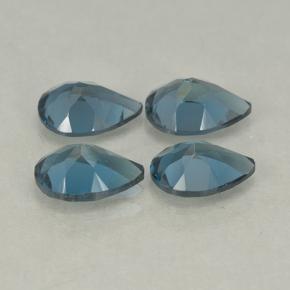 Topaz Gemstones in 7 x 5 mm (calibrated) Size for Sale, Topaz Stones in London Blue Color