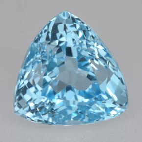 23.4ct Trillion Facet Swiss Blue Topaz Gem for sale 23.4ct Trillion Facet Swiss Blue Topaz Gem (ID: 500422)