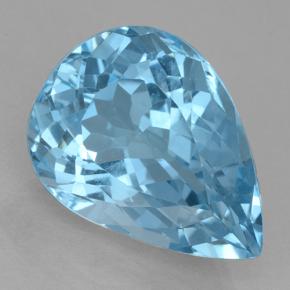 20.9ct Pear Facet Swiss Blue Topaz Gem for sale 20.9ct Pear Facet Swiss Blue Topaz Gem (ID: 500431)
