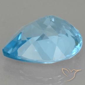 Topaz Gemstone in 16.8 x 13.4 mm Size for Sale, Topaz Stone in Swiss Blue Color
