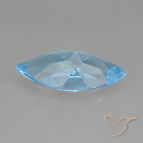 Topaz Gemstone in 14.7 x 7 mm Size for Sale, Topaz Stone in Sky Blue Color