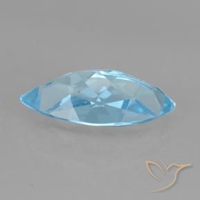 Topaz Gemstone in 14.8 x 7 mm Size for Sale, Topaz Stone in Sky Blue Color