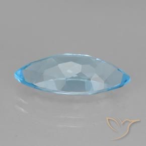 Topaz Gemstone in 15 x 7.1 mm Size for Sale, Topaz Stone in Sky Blue Color