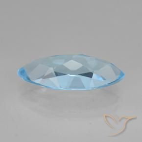 Topaz Gemstone in 14.7 x 7 mm Size for Sale, Topaz Stone in Swiss Blue Color