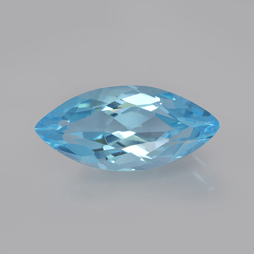 hellblau Topas Edelstein - 3.9ct Marquiseschliff (ID: 502579)