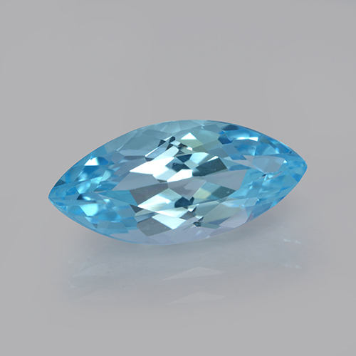 Baby blau Topas Edelstein - 3.8ct Marquiseschliff (ID: 502580)