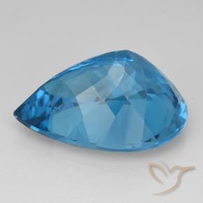 Topaz Gemstone in 22.1 x 16.1 mm Size for Sale, Topaz Stone in Swiss Blue Color