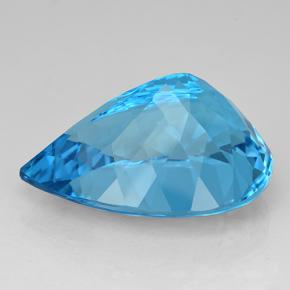 Topaz Gemstone in 22.1 x 16.1 mm Size for Sale, Topaz Stone in Swiss Blue Color