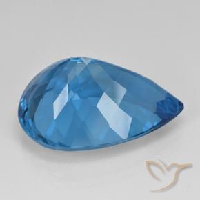 Topaz Gemstone in 22 x 16 mm Size for Sale, Topaz Stone in Swiss Blue Color