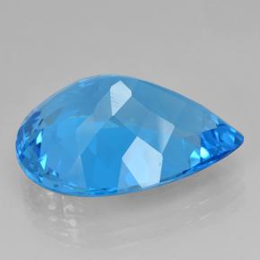 Topaz Gemstone in 22.1 x 16.1 mm Size for Sale, Topaz Stone in Swiss Blue Color