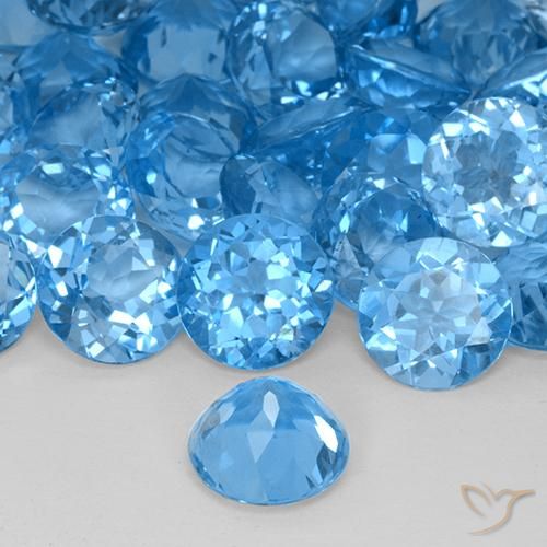 Best Swiss Blue Topaz for a Solitaire Ring