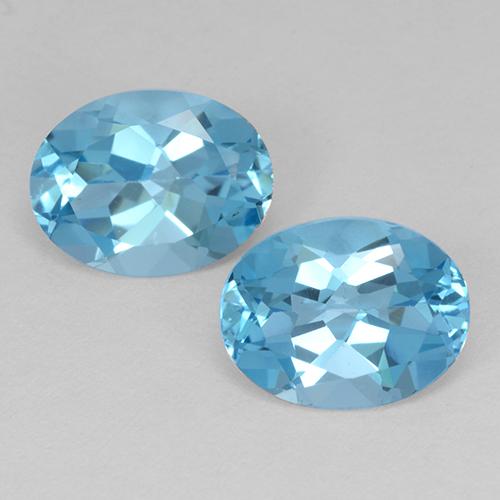 Swiss Blue Topaz Gem - 2.2ct Oval Facet (ID: 511230)