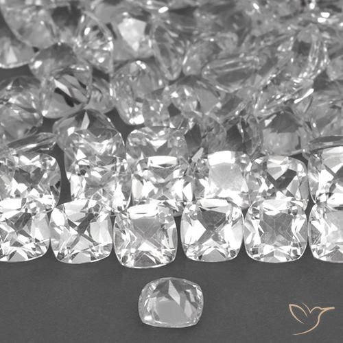 Topaz Gemstones in 4.6 x 4.6 mm Size for Sale, Topaz Stones in White Color