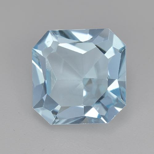 Небесно Голубой Топаз Камень - 5.3ct Восьмиугольная ступенчатая огранка (ID: 520304)