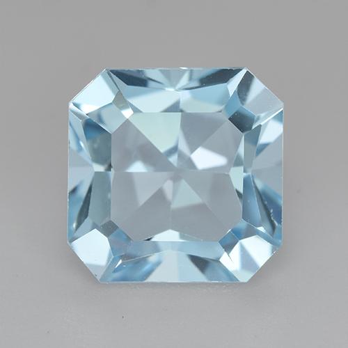Azul Cielo Topacio Gema - 5.7ct Corte octagonal (ID: 520306)