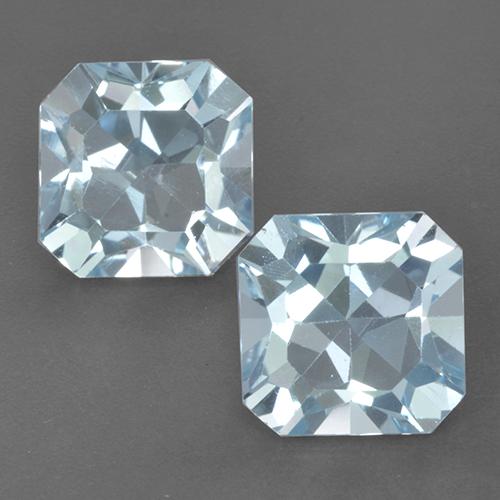 Himmerlblau Topas Edelstein - 5.7ct Octagon Stufenschliff (ID: 520650)