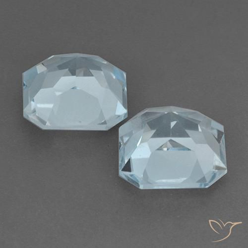 Topaz Gemstones in 10 x 10 mm (calibrated) Size for Sale, Topaz Stones in Sky Blue Color