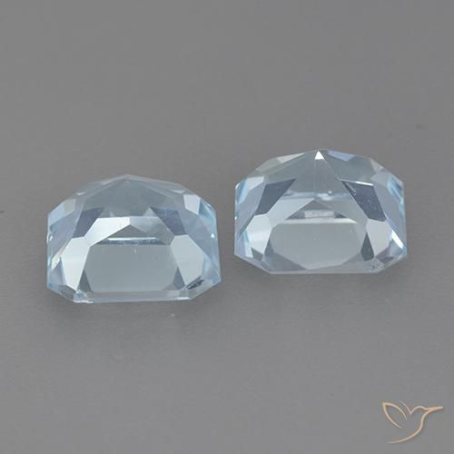 Topaz Gemstones in 8 x 8 mm (calibrated) Size for Sale, Topaz Stones in Sky Blue Color