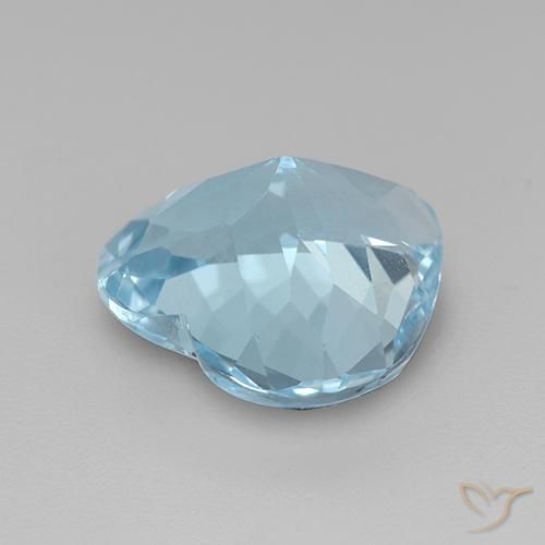 Topaz Gemstone in 10 x 10 mm (calibrated) Size for Sale, Topaz Stone in Sky Blue Color