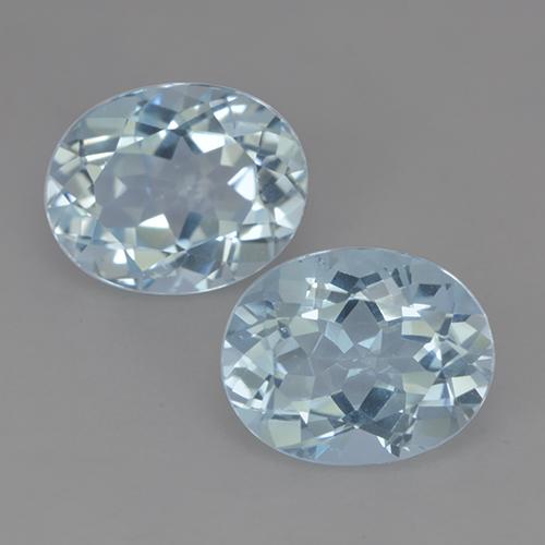 Sky Blue Topaz Gem - 3.5ct Oval Facet (ID: 522063)