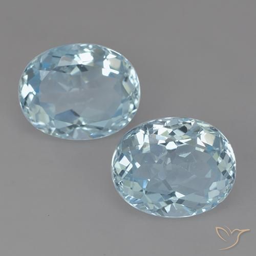 7.34ctw Natural Sky Blue Topaz, Oval, VVS-VS
