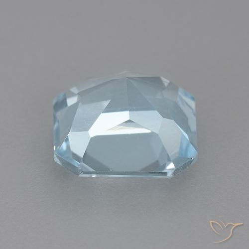 Topaz Gemstone in 8 x 8 mm (calibrated) Size for Sale, Topaz Stone in Sky Blue Color