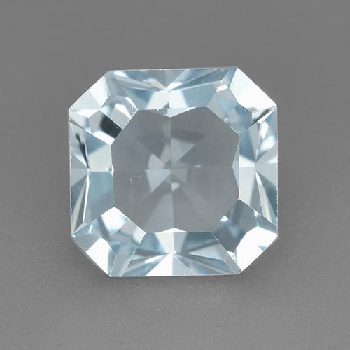 Azul claro Topacio Gema - 3ct Corte octagonal (ID: 522450)