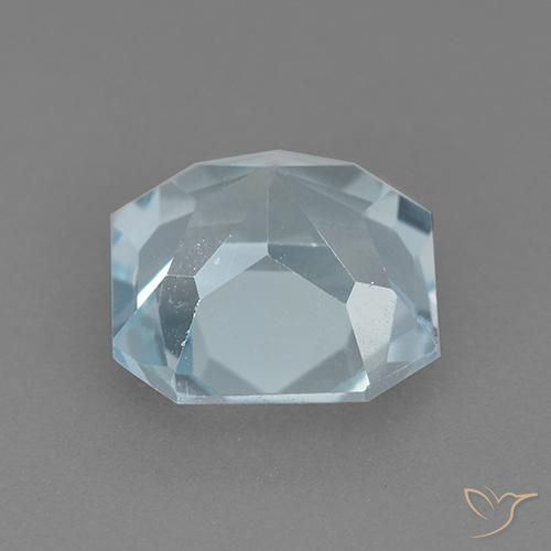 Topaz Gemstone in 8 x 8 mm (calibrated) Size for Sale, Topaz Stone in Sky Blue Color