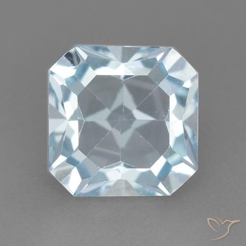 2.89ct Natural Sky Blue Topaz, Emerald Cut, VVS