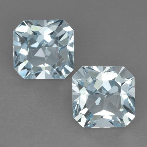 Light Blue Topaz Gem - 3ct Octagon Step Cut (ID: 522695)