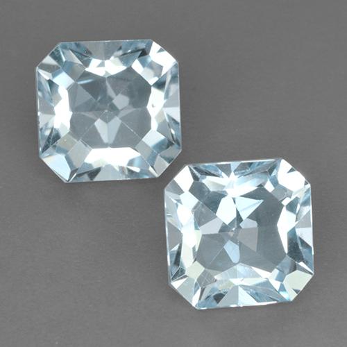Light Blue Topaz Gem - 2.9ct Octagon Step Cut (ID: 522697)