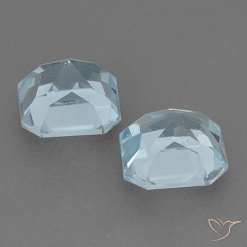 Topaz Gemstones in 8 x 8 mm (calibrated) Size for Sale, Topaz Stones in Sky Blue Color