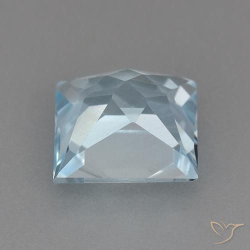 Topaz Gemstone in 8 x 8 mm (calibrated) Size for Sale, Topaz Stone in Sky Blue Color