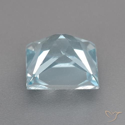 Topaz Gemstone in 8 x 8 mm (calibrated) Size for Sale, Topaz Stone in Sky Blue Color