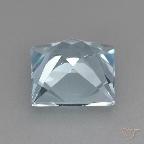 Topaz Gemstone in 8 x 8 mm (calibrated) Size for Sale, Topaz Stone in Sky Blue Color