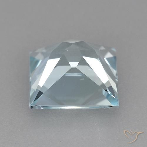 Topaz Gemstone in 8 x 8 mm (calibrated) Size for Sale, Topaz Stone in Sky Blue Color