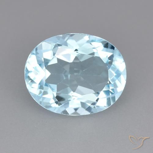 Azul maya claro Topacio Gema - 3.1ct Forma ovalada (ID: 522884)