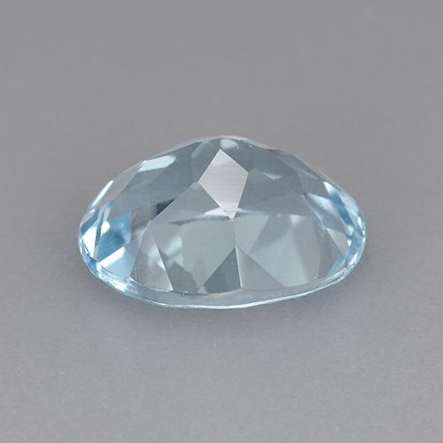 Topaz Gemstone in 10 x 8 mm (calibrated) Size for Sale, Topaz Stone in Sky Blue Color