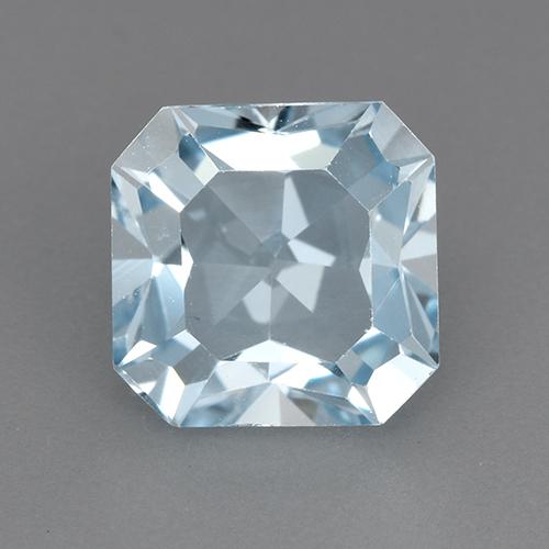 Sky Blue Topaz Gem - 3ct Octagon Step Cut (ID: 523000)