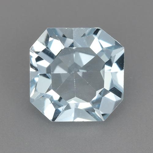 Светло-синий Топаз Камень - 2.8ct Восьмиугольная ступенчатая огранка (ID: 523002)