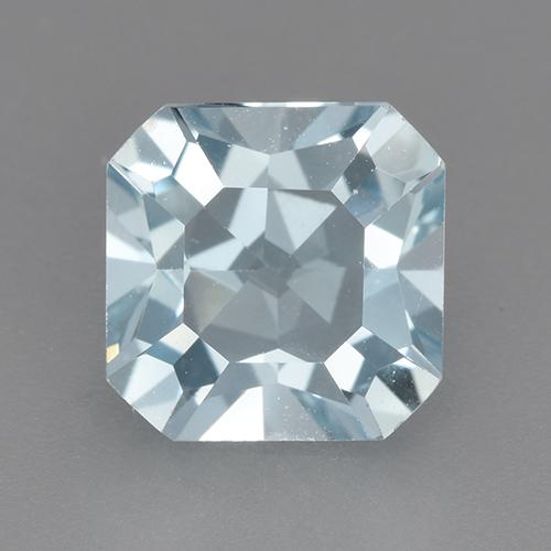 Небесно Голубой Топаз Камень - 2.9ct Восьмиугольная ступенчатая огранка (ID: 523007)