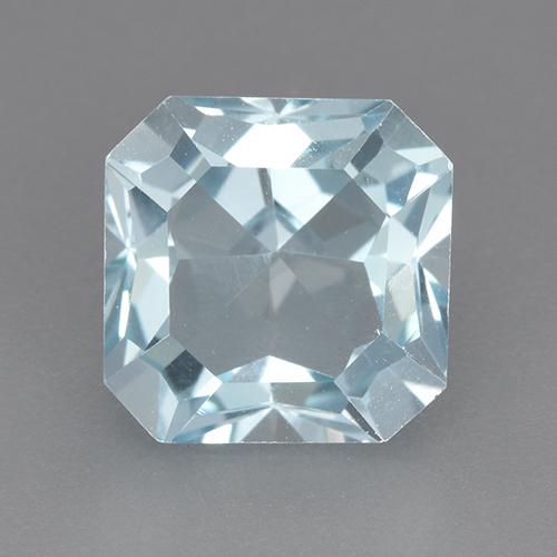 Azul claro Topacio Gema - 3.3ct Corte octagonal (ID: 523009)