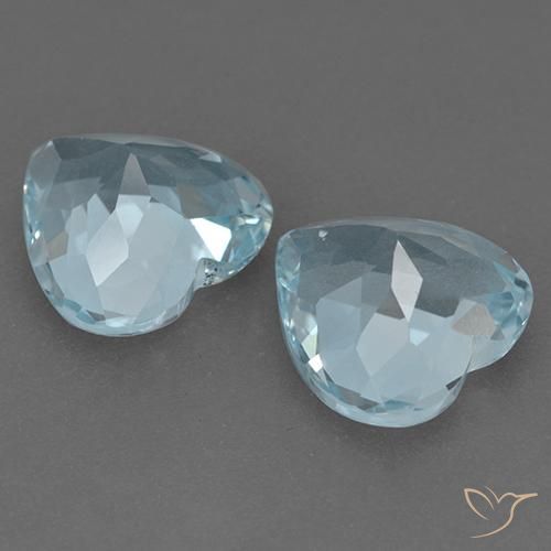 Topaz Gemstones in 10 x 10 mm (calibrated) Size for Sale, Topaz Stones in Sky Blue Color