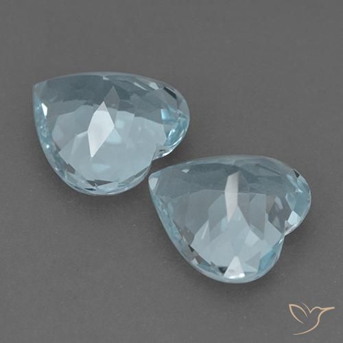 Topaz Gemstones in 10 x 10 mm (calibrated) Size for Sale, Topaz Stones in Sky Blue Color